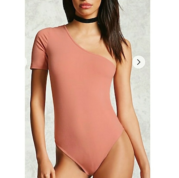 Forever 21 Tops - One Shoulder Bodysuit